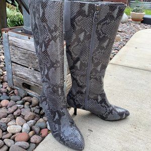 Rockport women's faux snakeskin leather boot